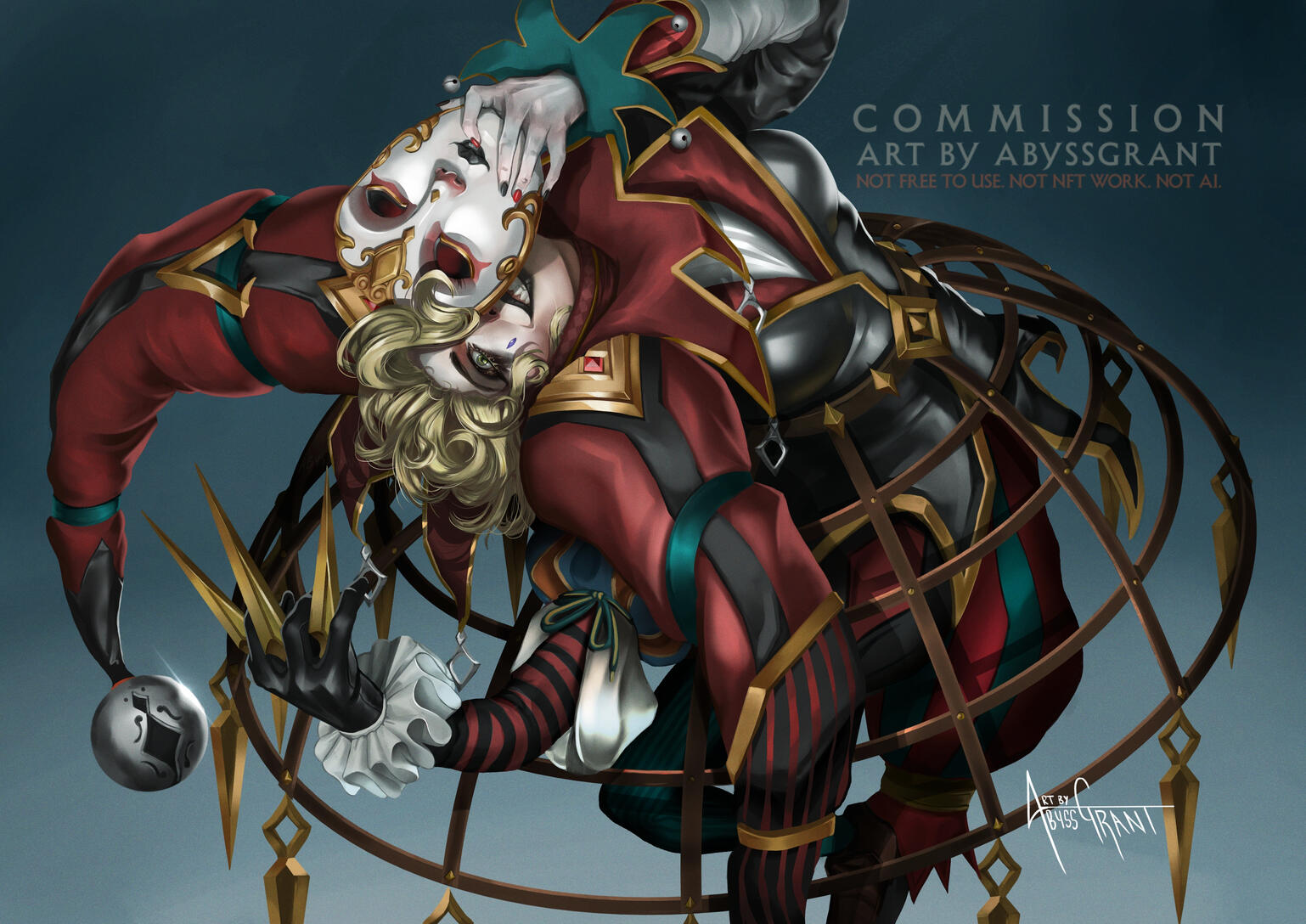 2024 Commission Fox monk Splash Art